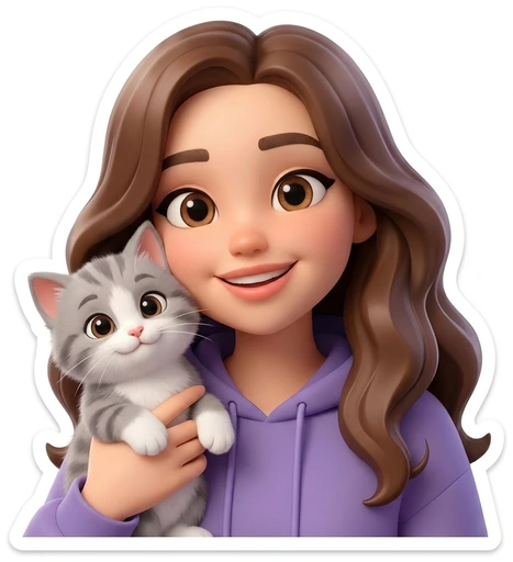 You + pet sticker pack example